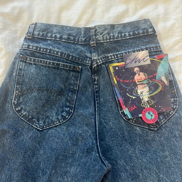 Authentic Vintage 80’s Chic Jeans!! Acid wash retro. NWT!! - Picture 1 of 7